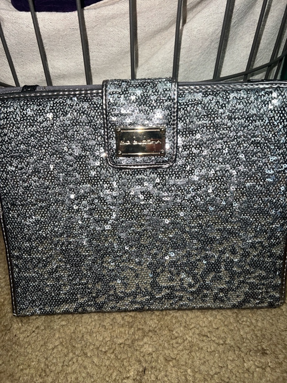 Big Buddha Sequin Tablet Holder